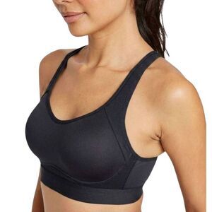 All in Motion High Support Sports Bra Black Size 38DD NEW NWT